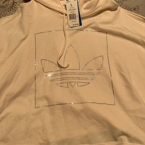 Women Adidas Crop Hoodie